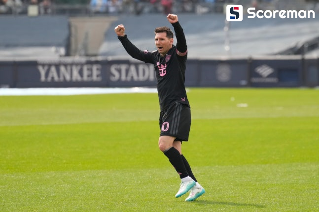 메시, 프리킥으로 리그 4호골···팀은 3-2 승리